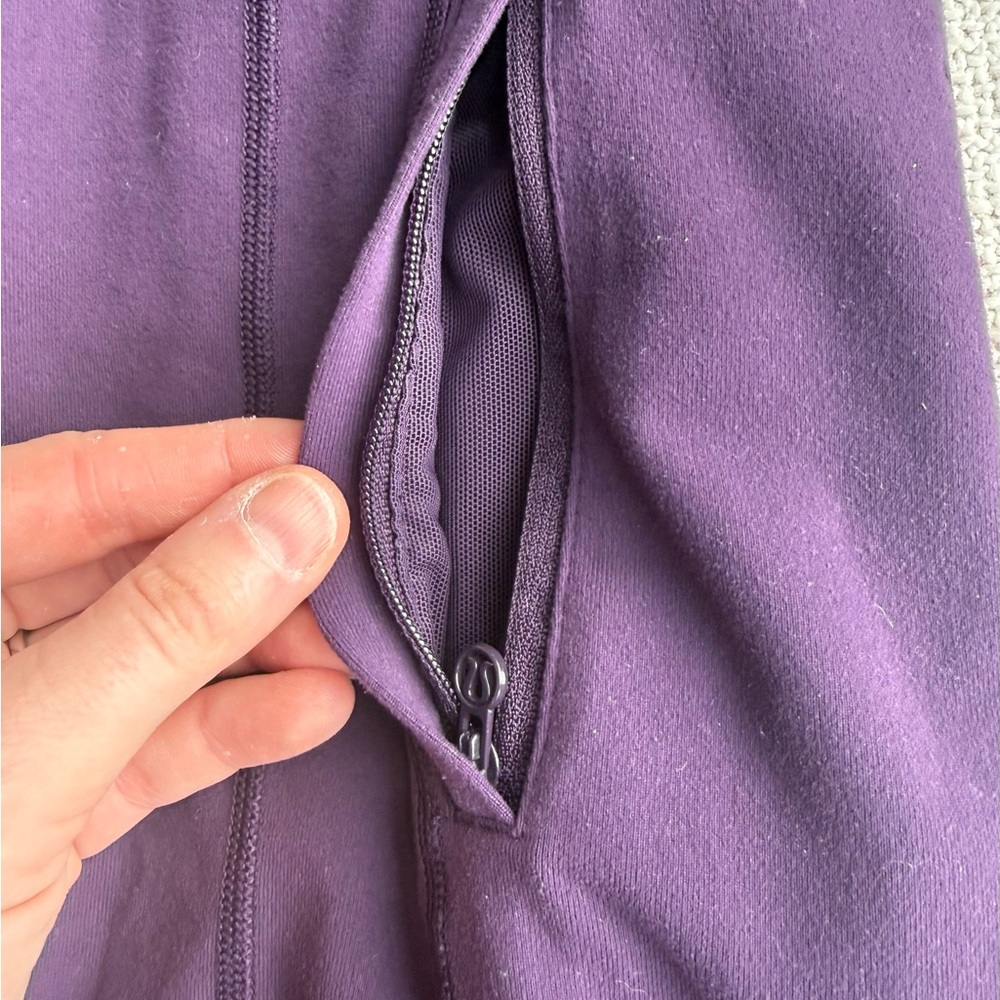 Women's Lululemon Purple Hooded Zip Up - Picture 4 of 10